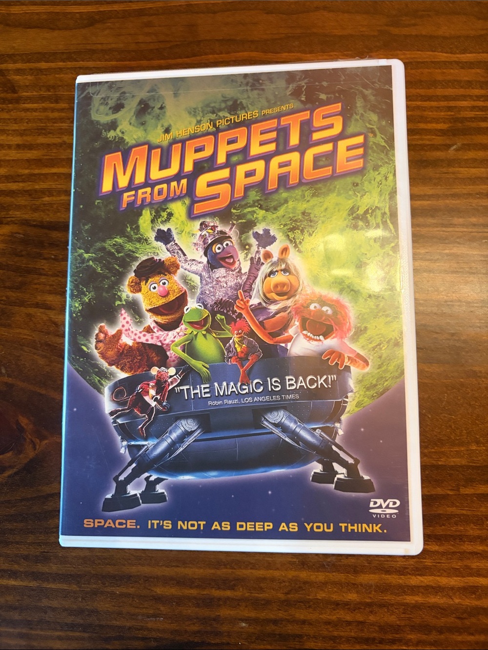 Muppets From Space on DVD.